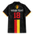 Custom Belgium Football Family Matching Mermaid Dress and Hawaiian Shirt De Rode Duivels