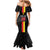 Custom Belgium Football Family Matching Mermaid Dress and Hawaiian Shirt De Rode Duivels