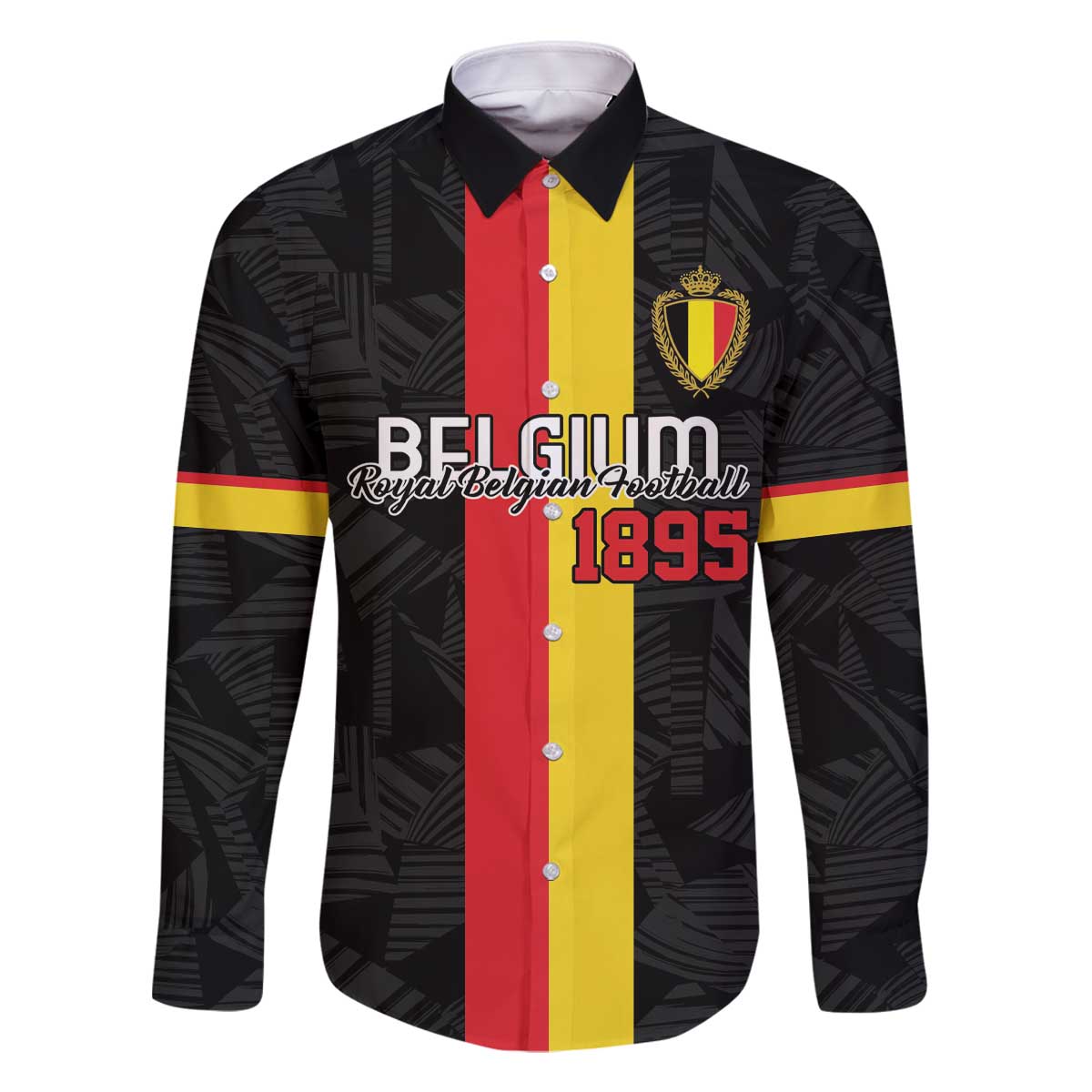 Custom Belgium Football Family Matching Off The Shoulder Long Sleeve Dress and Hawaiian Shirt De Rode Duivels