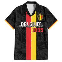 Custom Belgium Football Family Matching Off Shoulder Maxi Dress and Hawaiian Shirt De Rode Duivels