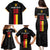 Custom Belgium Football Family Matching Puletasi and Hawaiian Shirt De Rode Duivels