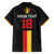 Custom Belgium Football Family Matching Puletasi and Hawaiian Shirt De Rode Duivels