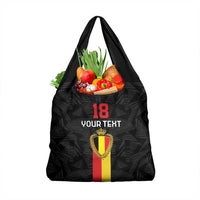 Custom Belgium Football Grocery Bag De Rode Duivels
