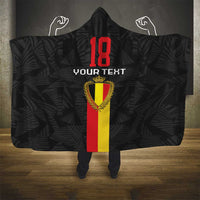 Custom Belgium Football Hooded Blanket De Rode Duivels