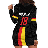 Custom Belgium Football Hoodie Dress De Rode Duivels