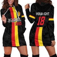 Custom Belgium Football Hoodie Dress De Rode Duivels