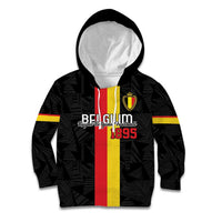 Custom Belgium Football Kid Hoodie De Rode Duivels