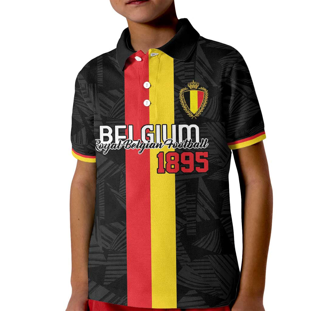 Custom Belgium Football Kid Polo Shirt De Rode Duivels