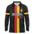 Custom Belgium Football Long Sleeve Polo Shirt De Rode Duivels