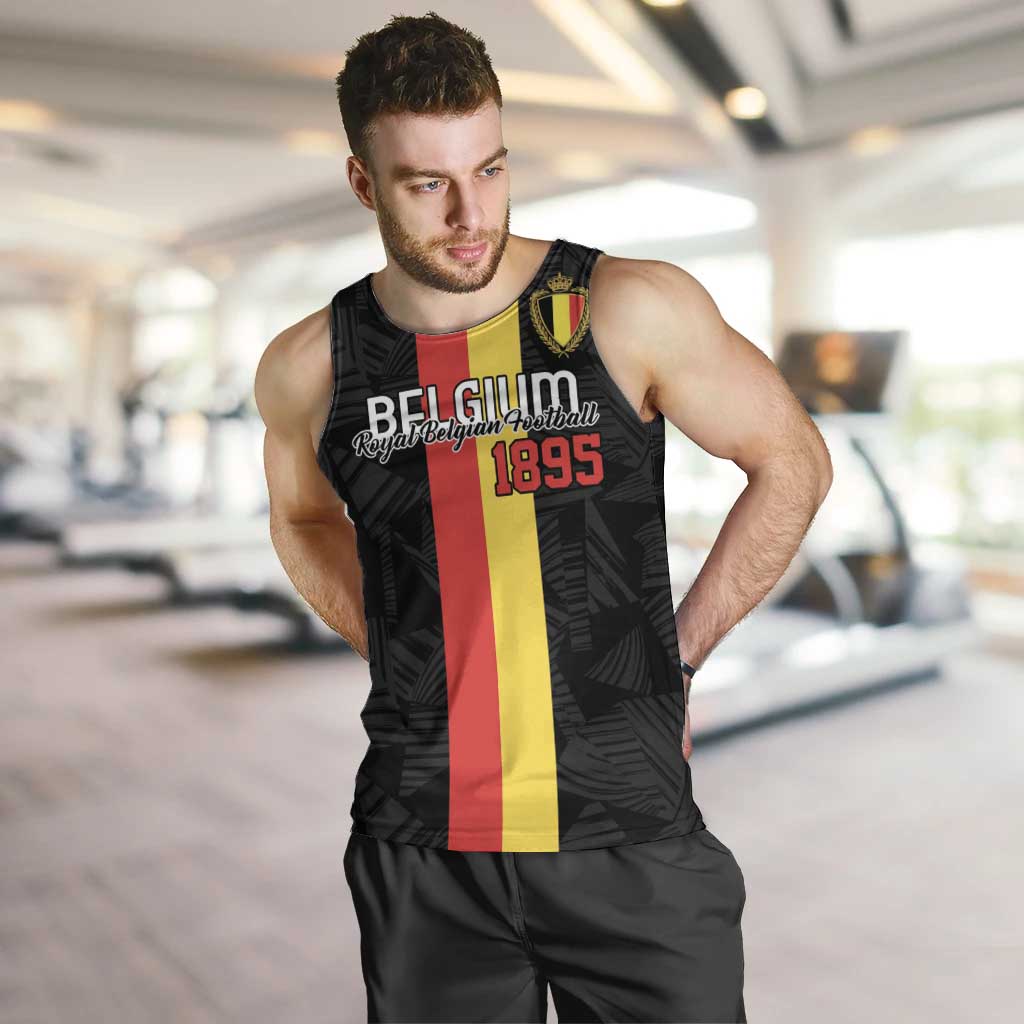 Custom Belgium Football Men Tank Top De Rode Duivels