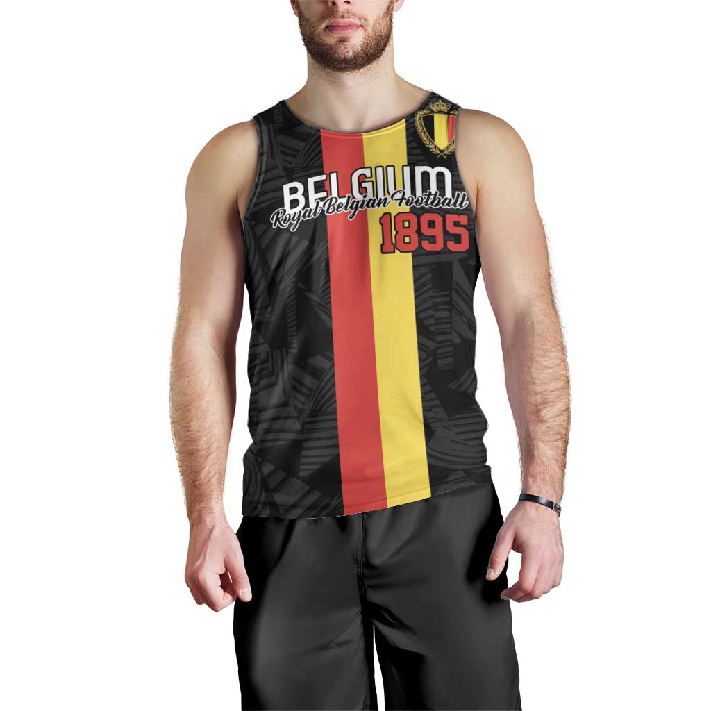 Custom Belgium Football Men Tank Top De Rode Duivels