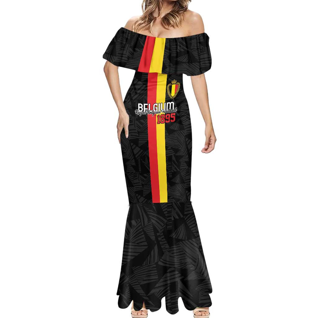 Custom Belgium Football Mermaid Dress De Rode Duivels