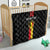 Custom Belgium Football Quilt De Rode Duivels