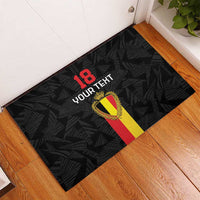 Custom Belgium Football Rubber Doormat De Rode Duivels