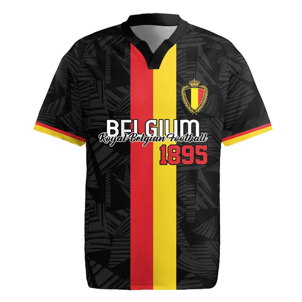 Custom Belgium Football Rugby Jersey De Rode Duivels