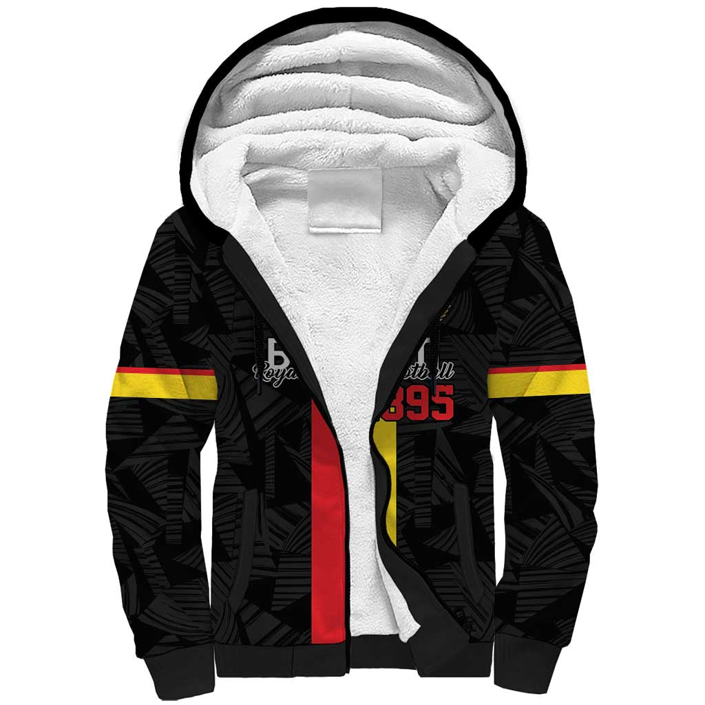 Custom Belgium Football Sherpa Hoodie De Rode Duivels