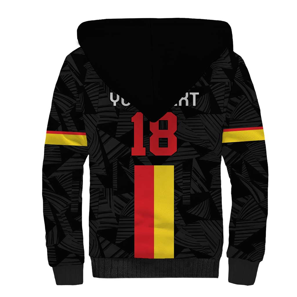 Custom Belgium Football Sherpa Hoodie De Rode Duivels