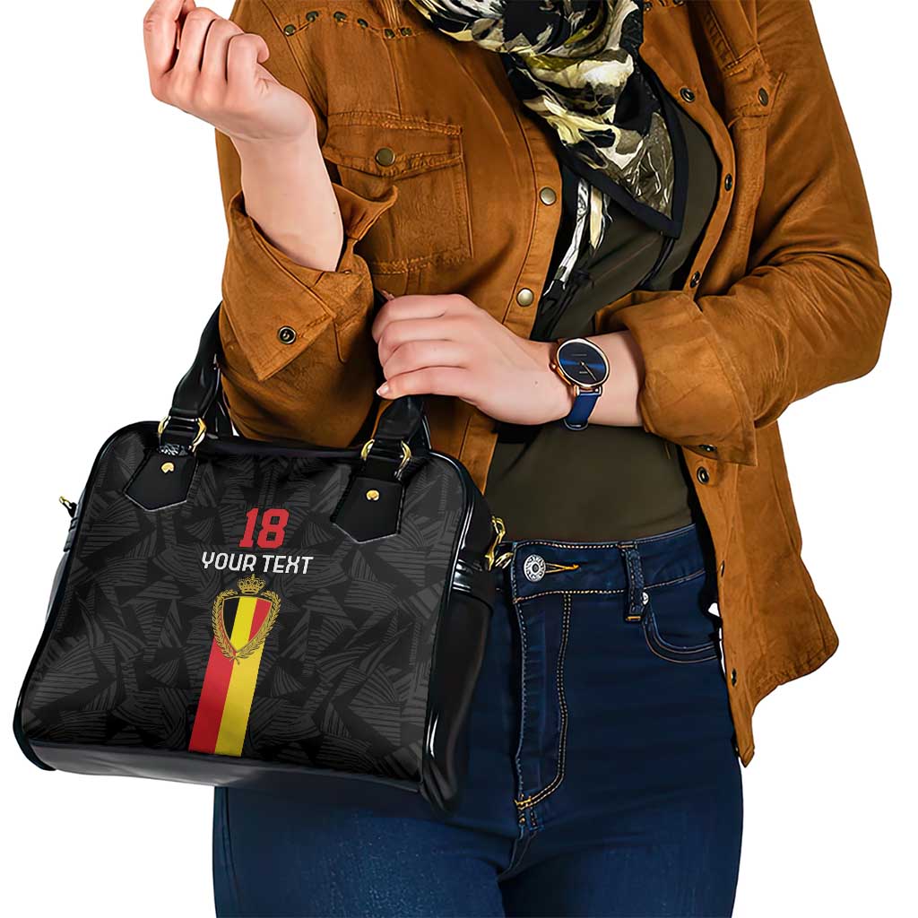 Custom Belgium Football Shoulder Handbag De Rode Duivels