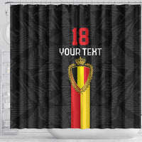 Custom Belgium Football Shower Curtain De Rode Duivels