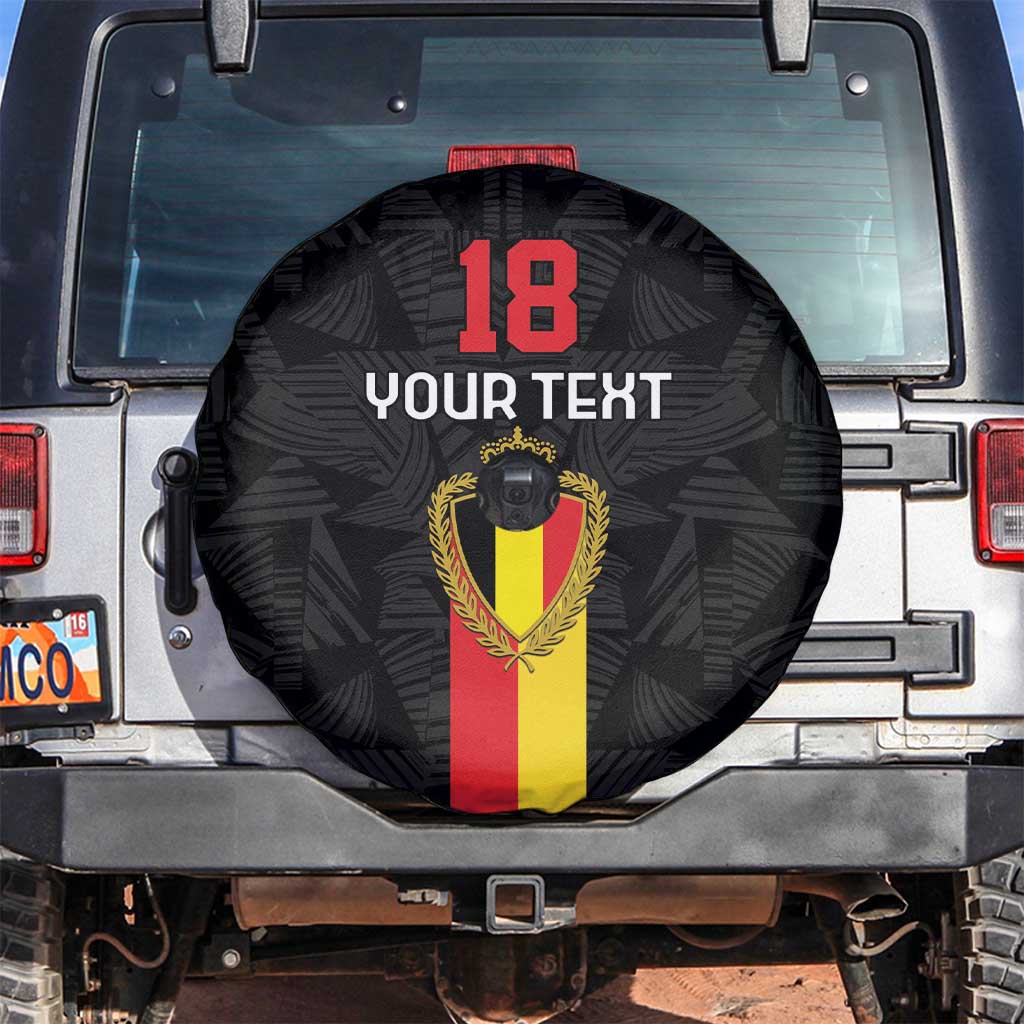 Custom Belgium Football Spare Tire Cover De Rode Duivels