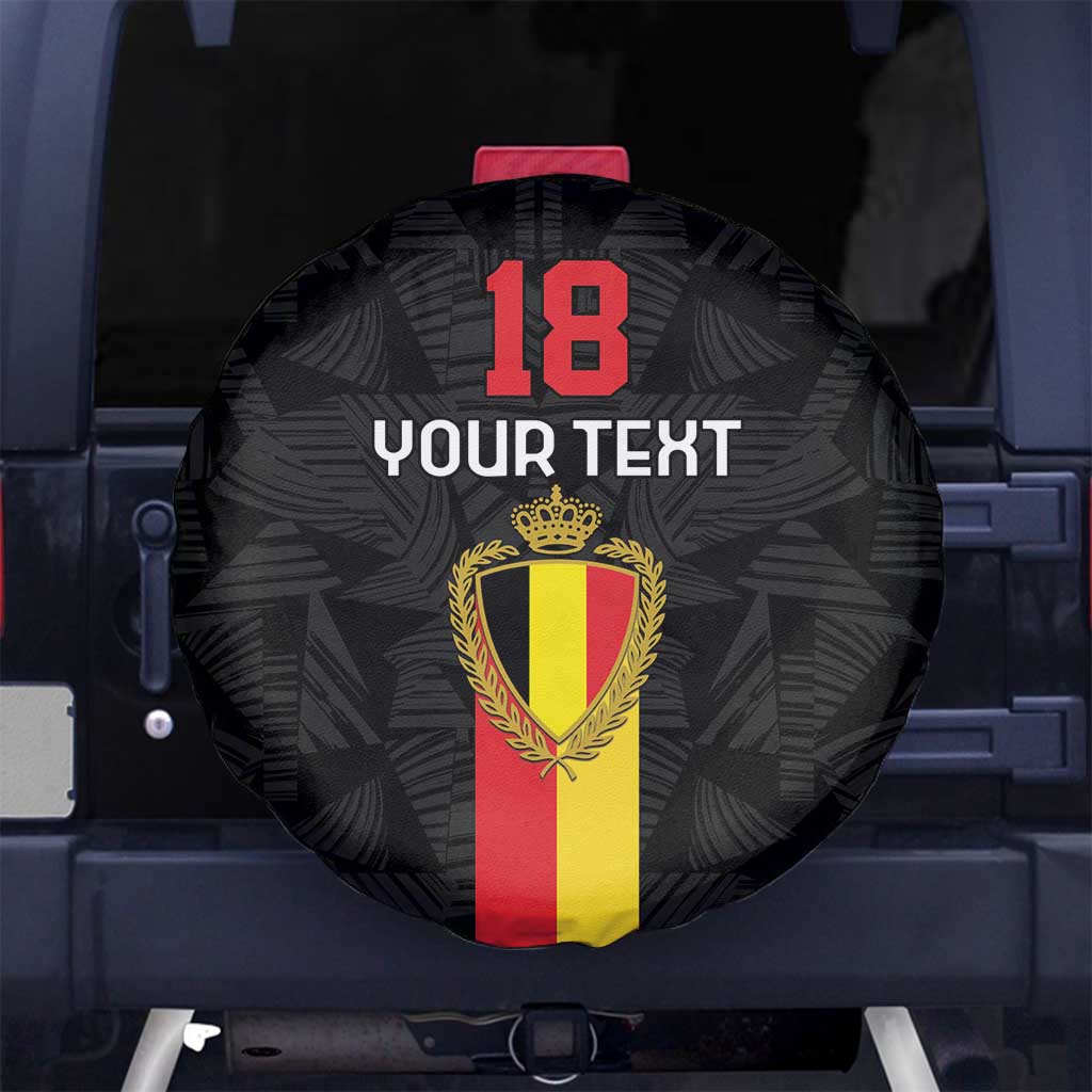Custom Belgium Football Spare Tire Cover De Rode Duivels