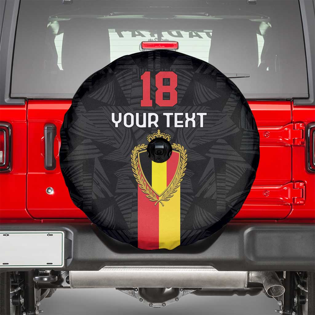 Custom Belgium Football Spare Tire Cover De Rode Duivels
