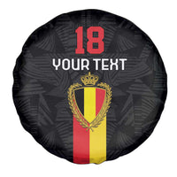 Custom Belgium Football Spare Tire Cover De Rode Duivels