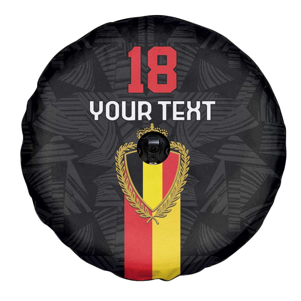 Custom Belgium Football Spare Tire Cover De Rode Duivels