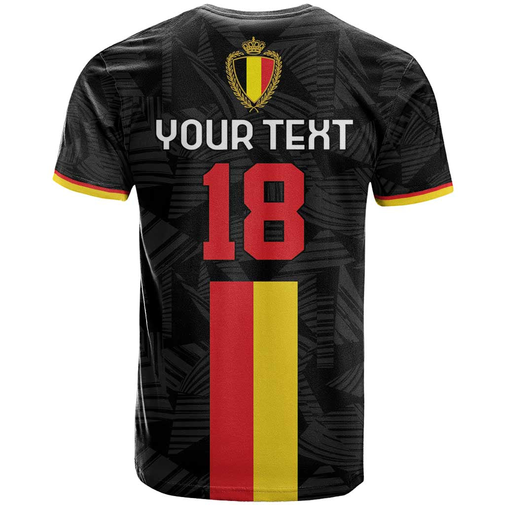 Custom Belgium Football T Shirt De Rode Duivels