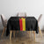 Custom Belgium Football Tablecloth De Rode Duivels
