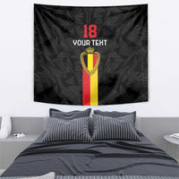 Custom Belgium Football Tapestry De Rode Duivels