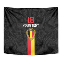 Custom Belgium Football Tapestry De Rode Duivels