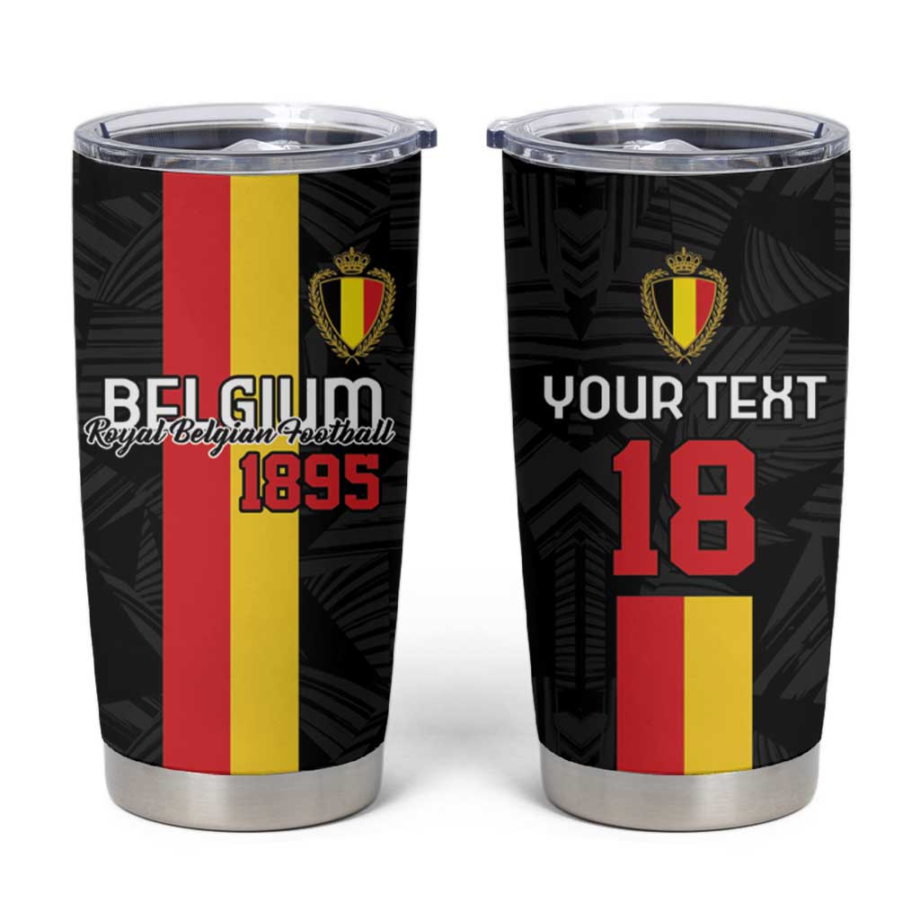 Custom Belgium Football Tumbler Cup De Rode Duivels