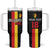 Custom Belgium Football Tumbler With Handle De Rode Duivels