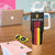 Custom Belgium Football Tumbler With Handle De Rode Duivels