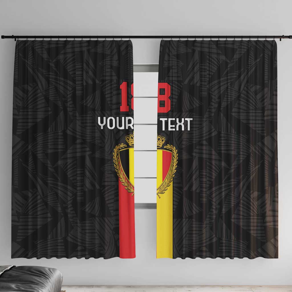 Custom Belgium Football Window Curtain De Rode Duivels