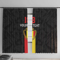 Custom Belgium Football Window Curtain De Rode Duivels