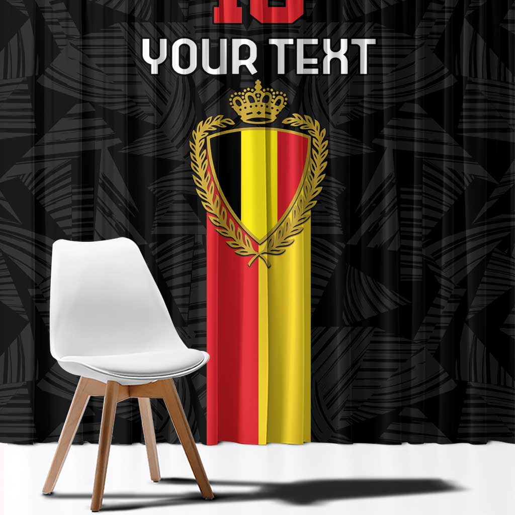 Custom Belgium Football Window Curtain De Rode Duivels