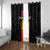 Custom Belgium Football Window Curtain De Rode Duivels