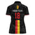 Custom Belgium Football Women Polo Shirt De Rode Duivels