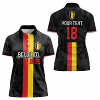 Custom Belgium Football Women Polo Shirt De Rode Duivels