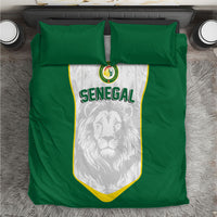 Senegal Football 2026 Bedding Set Proud Lions of Teranga Spirit