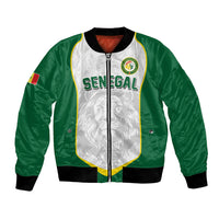 Custom Senegal Football 2026 Bomber Jacket Proud Lions of Teranga Spirit