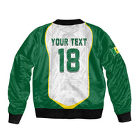 Custom Senegal Football 2026 Bomber Jacket Proud Lions of Teranga Spirit
