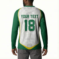 Custom Senegal Football 2026 Button Sweatshirt Proud Lions of Teranga Spirit