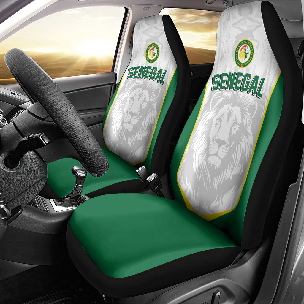 Senegal Football 2026 Car Seat Cover Proud Lions of Teranga Spirit
