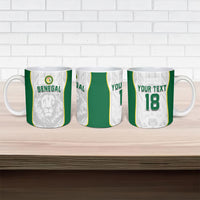 Custom Senegal Football 2026 Ceramic Mug Proud Lions of Teranga Spirit