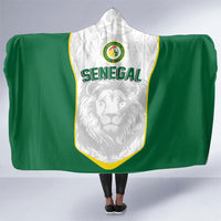 Senegal Football 2026 Hooded Blanket Proud Lions of Teranga Spirit