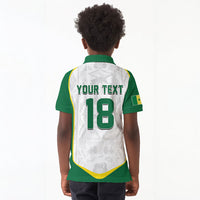 Custom Senegal Football 2026 Kid Polo Shirt Proud Lions of Teranga Spirit