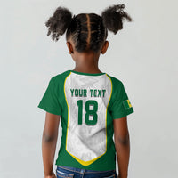 Custom Senegal Football 2026 Kid T shirt Proud Lions of Teranga Spirit